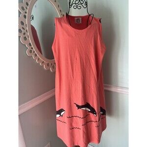The Mad Moose Rac Company Sleeveless Novelty L/XL Dress Whale‎